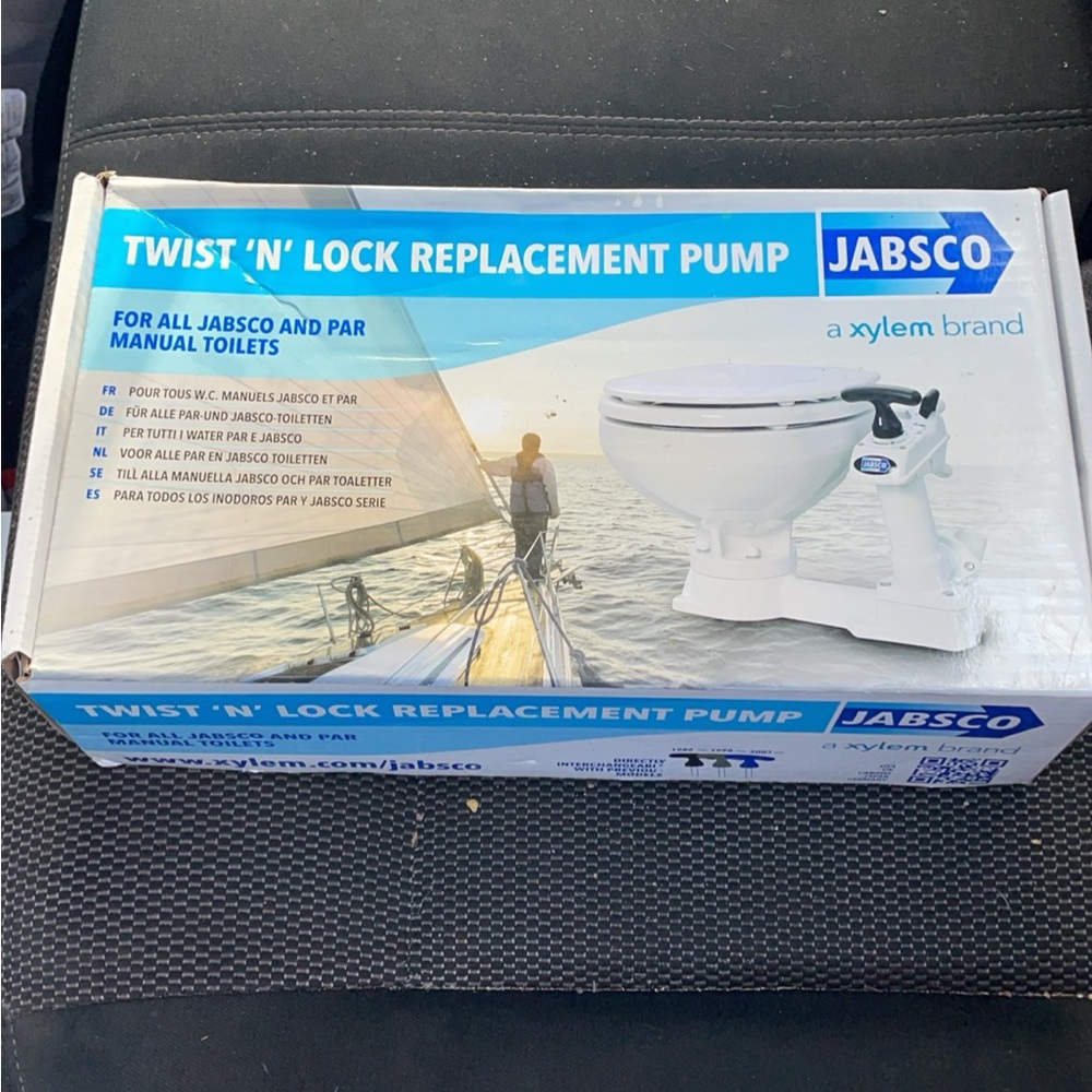 Jabsco Twist 'n' Lock Pump Assembly - For All Jabsco and Par Manual Toilets